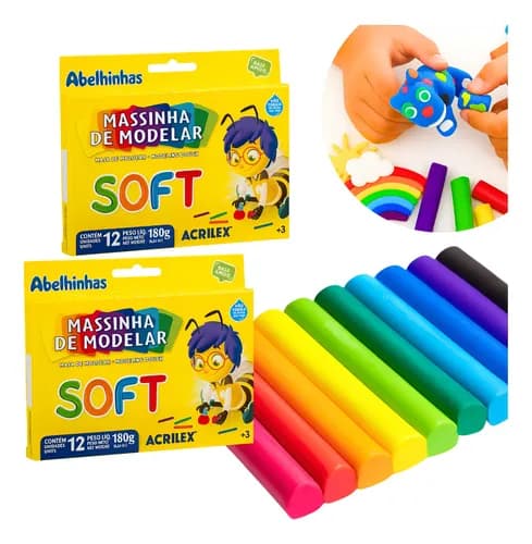 Kit de massinha de modelar